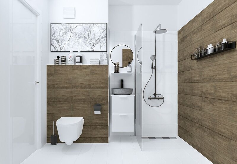 Thiết kế phòng tắm nhà vệ sinh nhỏ hẹp 1m2 -3m2 đẹp tinh tế