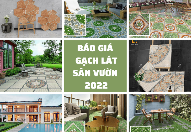 Báo giá gạch lát sân vườn Viglacera, Đồng Tâm, Prime 2022 mới nhất