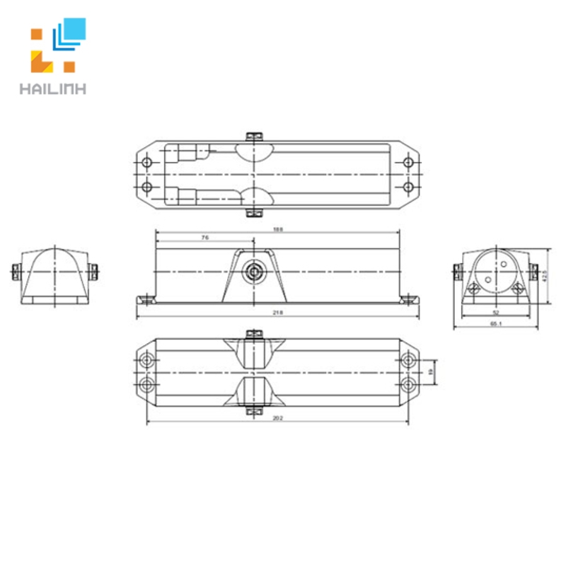 Thiết bị đóng cửa tự động Hafele 931.77.119