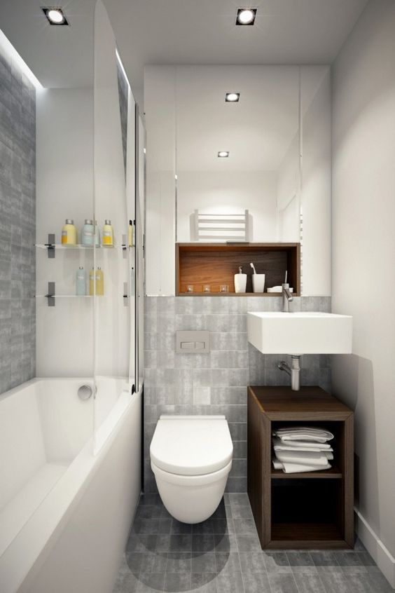 Thiết kế phòng tắm nhà vệ sinh nhỏ hẹp 1m2, 3m2 RỘNG – THOÁNG